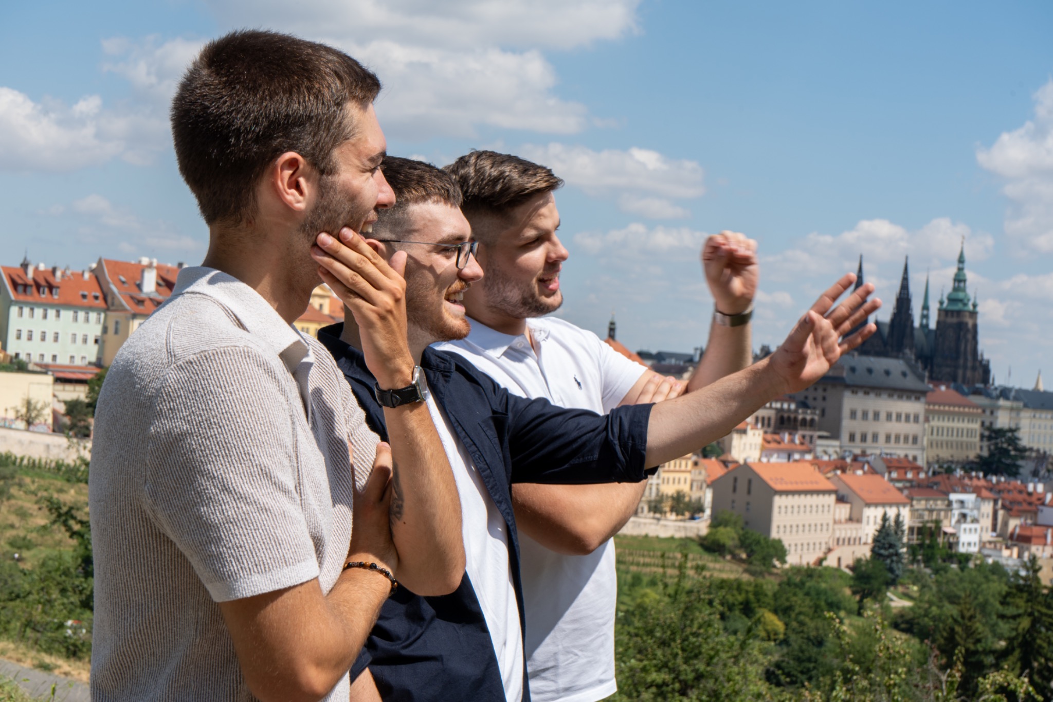 The SkyCue founders together in Prague